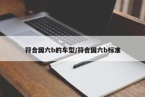 符合国六b的车型/符合国六b标准